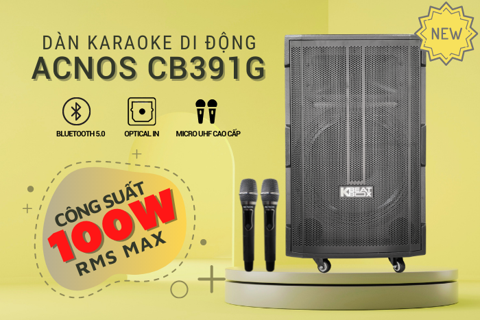 Loa kéo di động Acnos  KBeatBox CB391G-CB392G