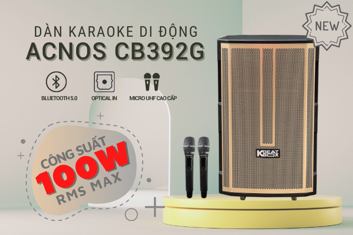 Loa kéo di động Acnos KBeatBox CB391G-CB392G