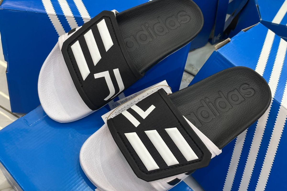 Adidas Adilette Tnd "Black White"
