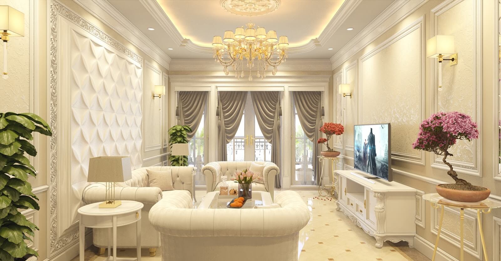 Những ý tưởng trang trí nhà mang phong cách tân cổ điển mới nhất 2021.