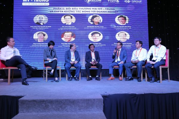 Hình ảnh tọa đàm Phiên 2: Đối đầu thương mại Mỹ Trung và EVFTA – Những tác động tới doanh nghiệp