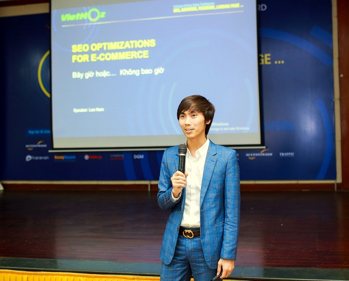 Ông Lê Nam – CEO VietMoz chia sẻ về “Tối ưu SEO cho website bán hàng và tích hợp Facebook – SEO. Cách viết bài chuẩn seo tối ưu từ khóa”