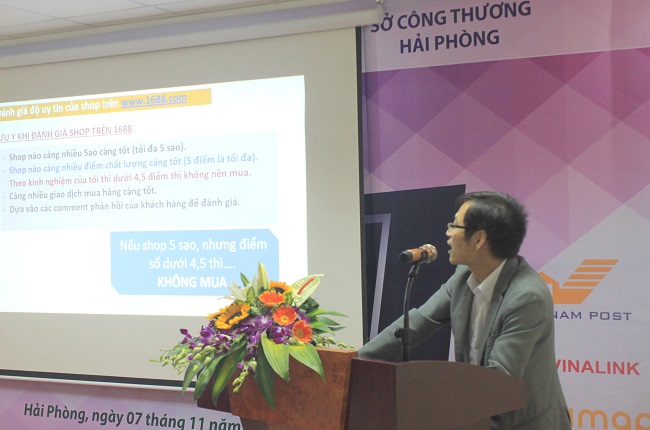 Ths. Nguyễn Trí Long – Đồng sáng lập Vstartup – Cộng đồng khởi nghiệp Việt tại Hải Phòng đã giúp các doanh nghiệp Hải Phòng có Kỹ năng săn hàng giá gốc từ nước ngoài