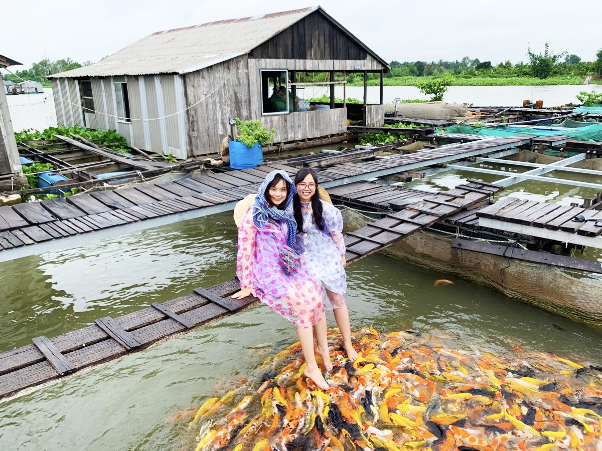 Làng cá bè Cồn Sơn