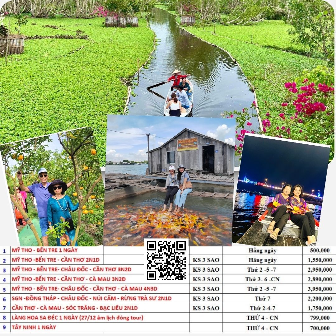 Tour Miền Tây - Tour ghép miền Tây