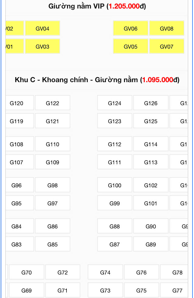 Tàu giường nằ Sài Gòn - Côn Đảo