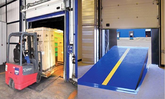 Hệ thống sàn nâng thủy lực được dùng chủ yếu tại nhà xưởng, kho hàng.