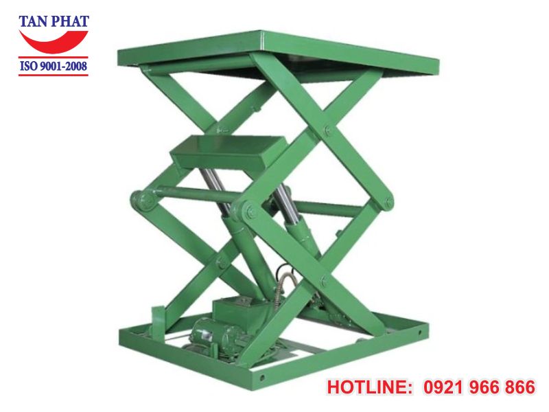 Thông số bàn nâng thủy lực 2 chữ X xếp chồng