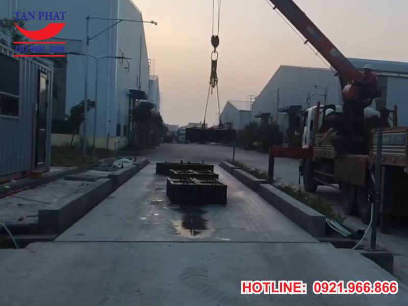 Kiểm định trạm cân 120 tấn tại Hải Phòng
