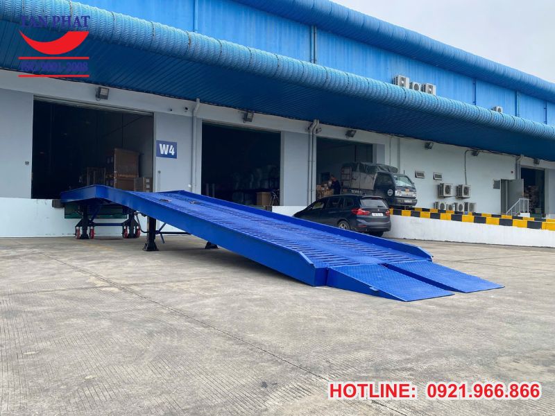 Dự án cầu dẫn xe nâng 10 tấn tại Hải Phòng