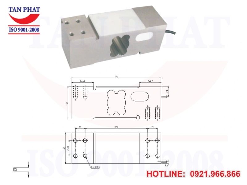 Thông số kỹ thuật Loadcell UDA 150kg Keli
