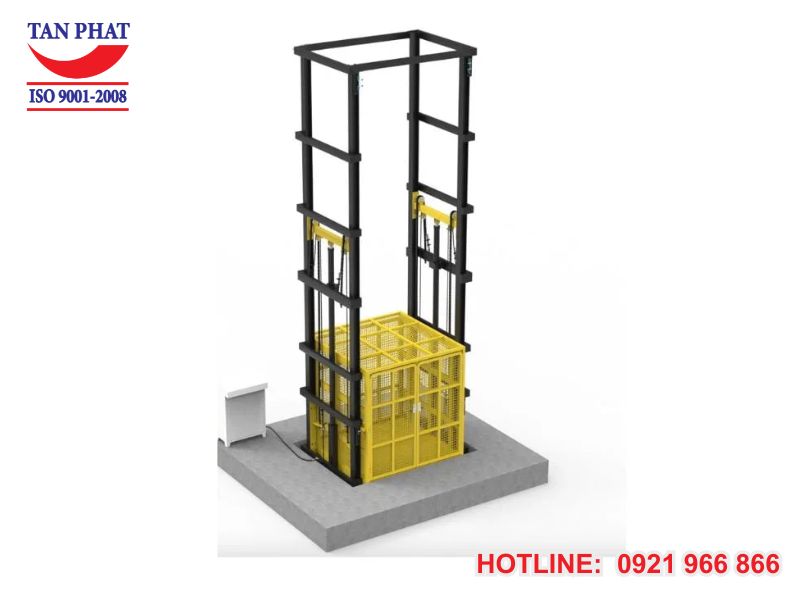 Chức năng an toàn của thang nâng 1500kg
