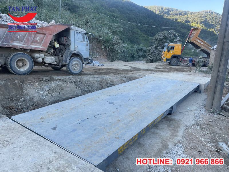 Cân ô tô điện tử lắp đặt bởi Tân Phát