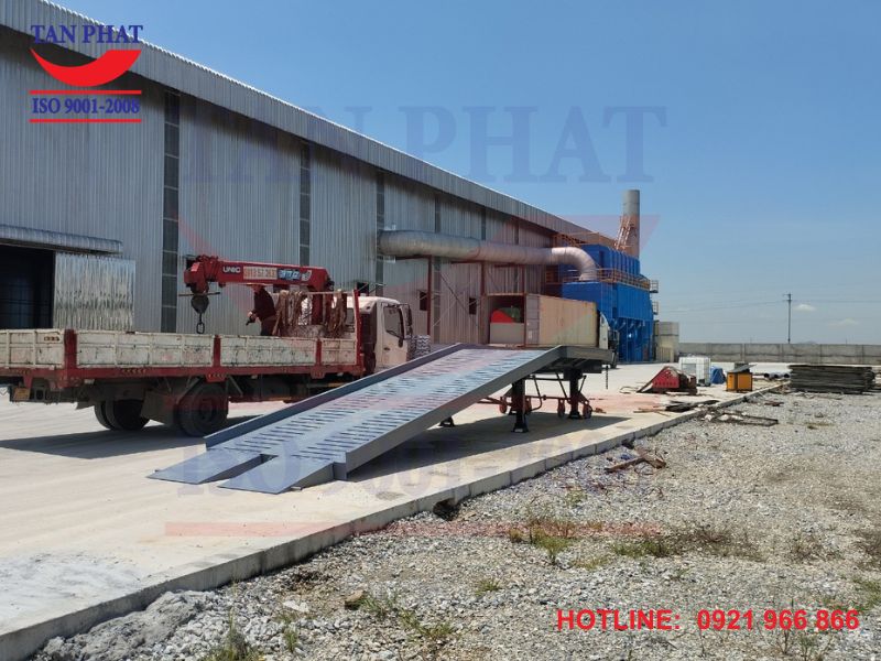 Hoàn thiện lắp đặt cầu xe nâng 10 tấn