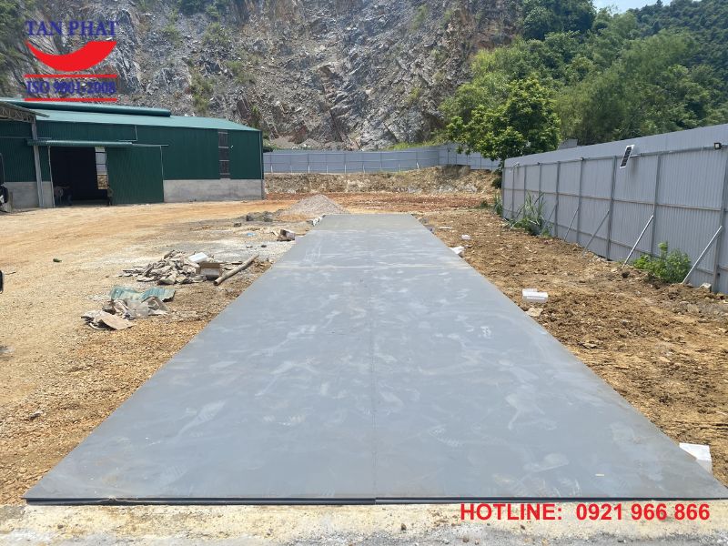 Bàn cân ô tô điện tử với kết cấu bền vững, chắc chắn