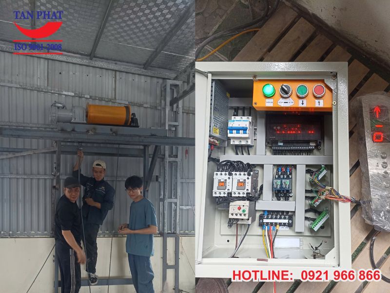 Thiết bị lắp đặt thang nâng