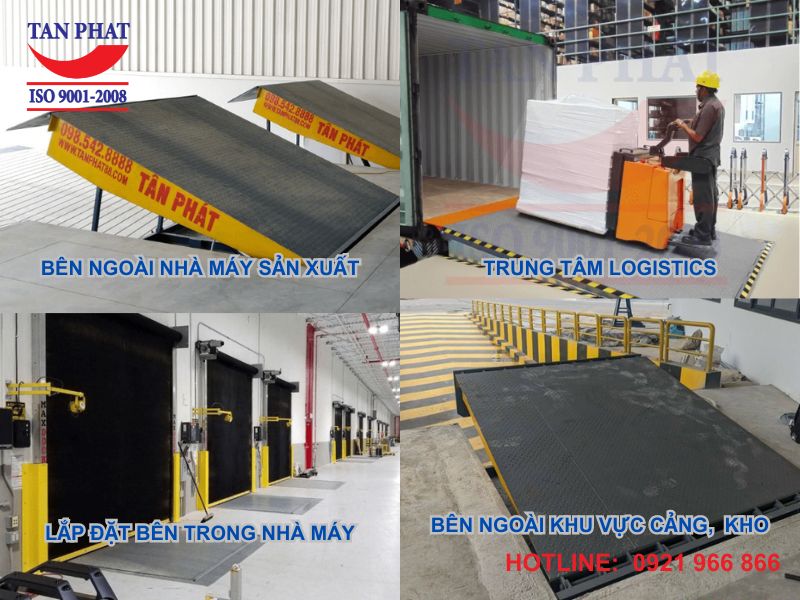 Một vài ứng dụng thực tế của Dock Leveler 6 tấn