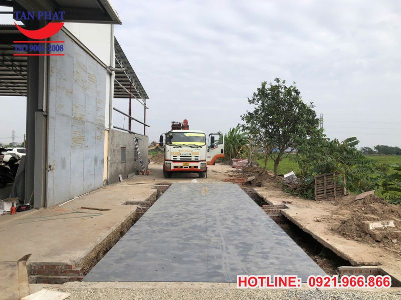 Hình ảnh thực tế trạm cân điện tử tại Thái Bình