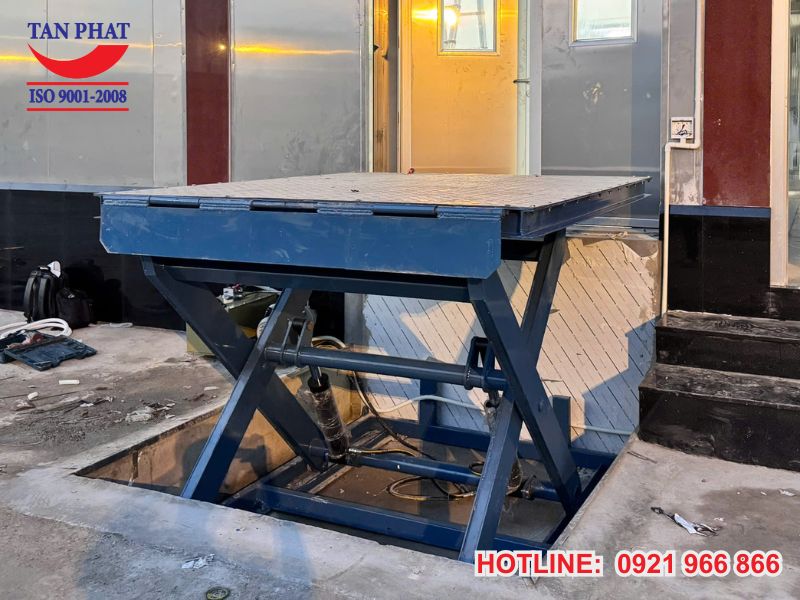 Thông số kỹ thuật bàn nâng thủy lực lắp đặt tại Ninh Bình