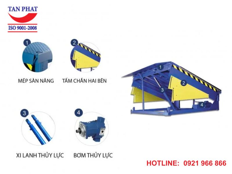 Cấu tạo dock nâng hàng