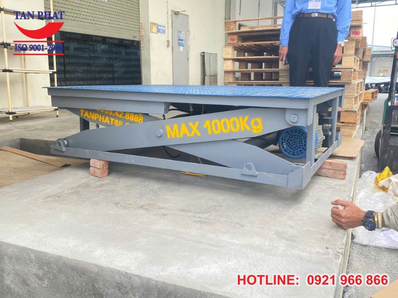 Cấu tạo bàn nâng 1 trục