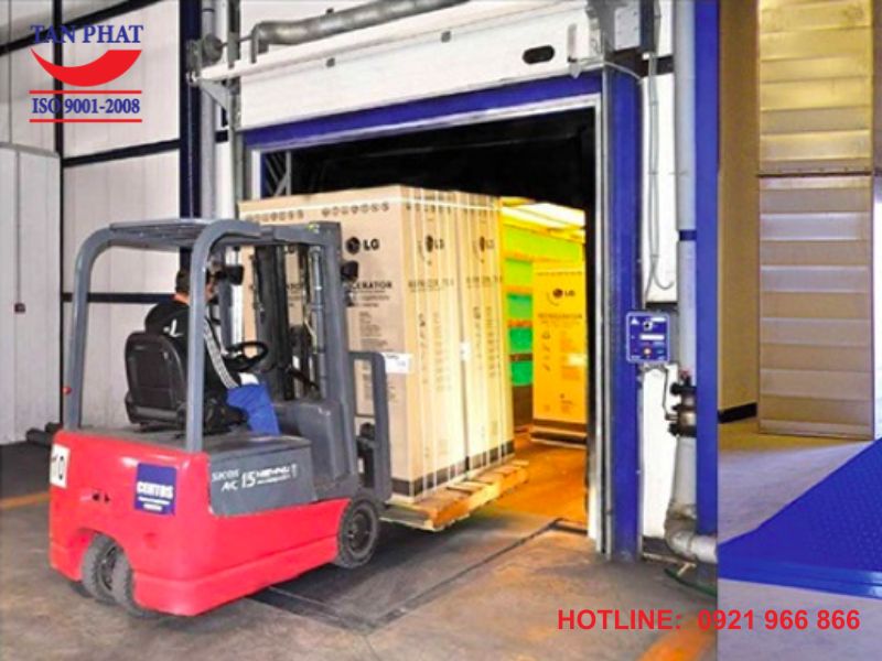 Ứng dụng của bàn nâng thủy lực hydraulic dock leveler