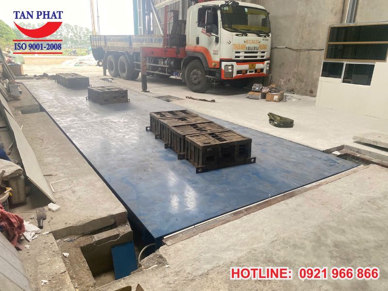 Trạm cân sẽ được Tân Phát tiến hành kiểm định, hiệu chuẩn chính xác