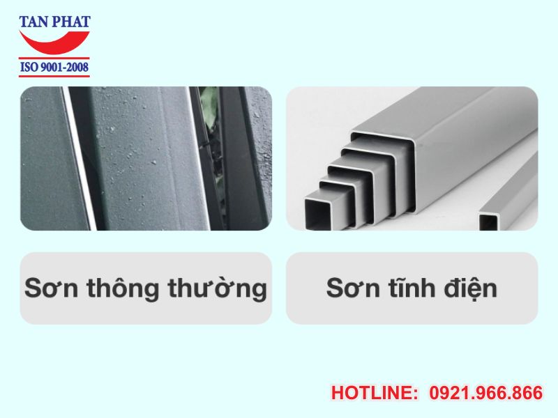 Sự khác nhau giữa sơn tĩnh điện và sơn truyền thống