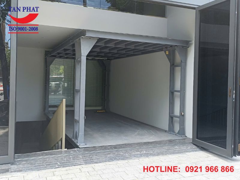 Tiết kiệm diện tích tối đa khi sử dụng bàn nâng ô tô âm sàn