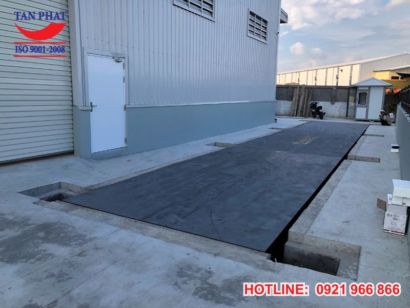 Trạm cân 80 tấn được Tân Phát lắp đặt, bàn giao tại Uông Bí, Hải Phòng