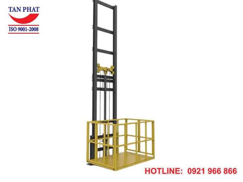 Thang nâng 1500kg nâng hạ êm mượt, an toàn