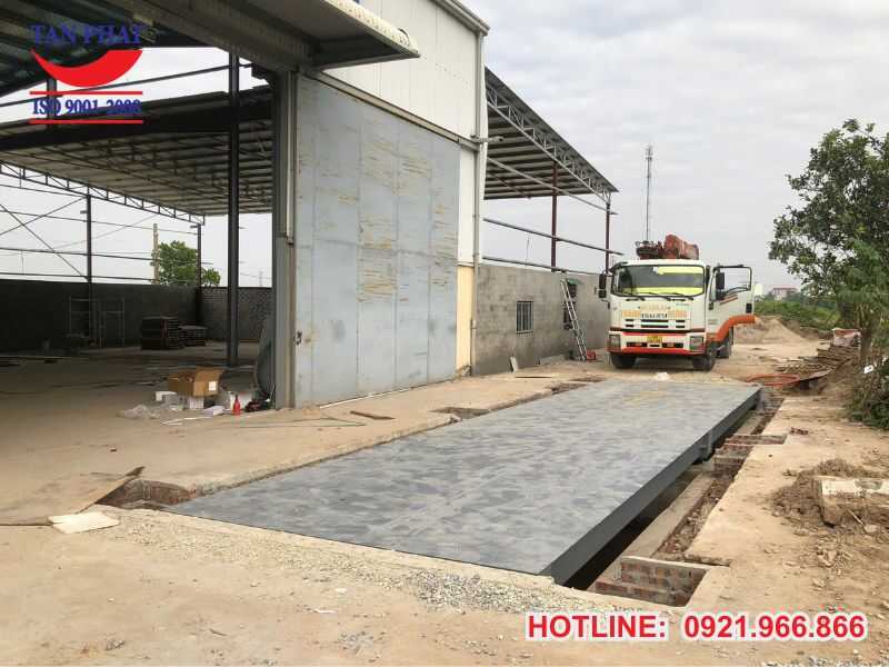 Hình ảnh thực tế: trạm cân điện tử tại Thái Bình