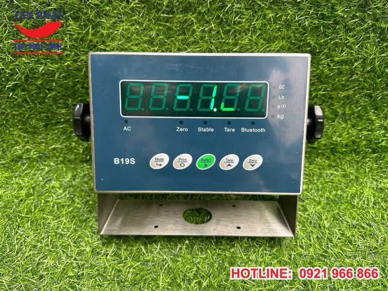 Thiết bị hiển thị rõ ràng, chính xác kết quả cân đo