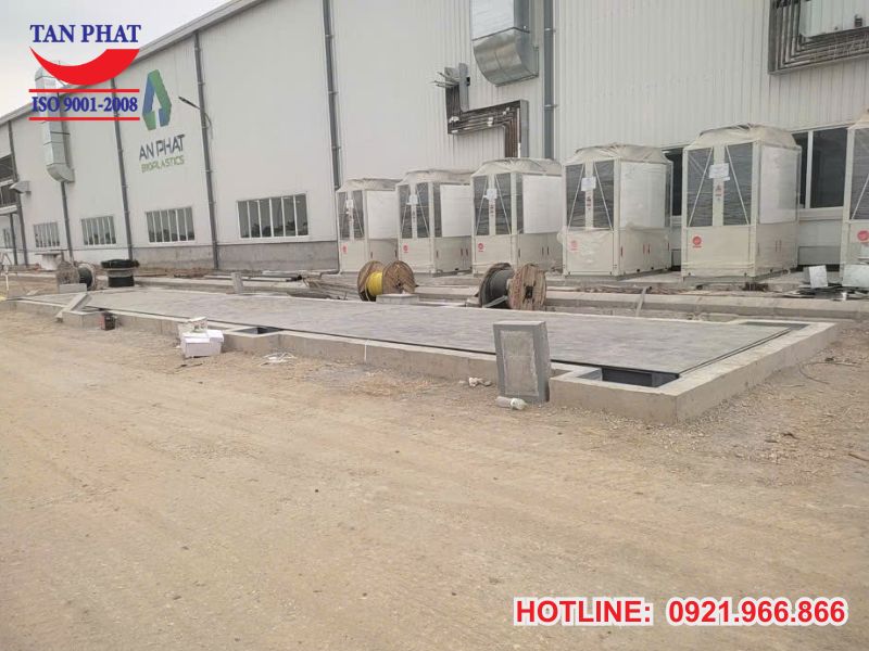 Trạm cân điện tử lắp đặt tại Hải Dương