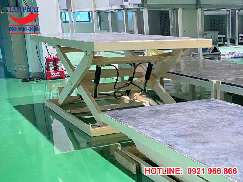 Ưu điểm vượt trội của bàn nâng thủy lực 1500x3500mm