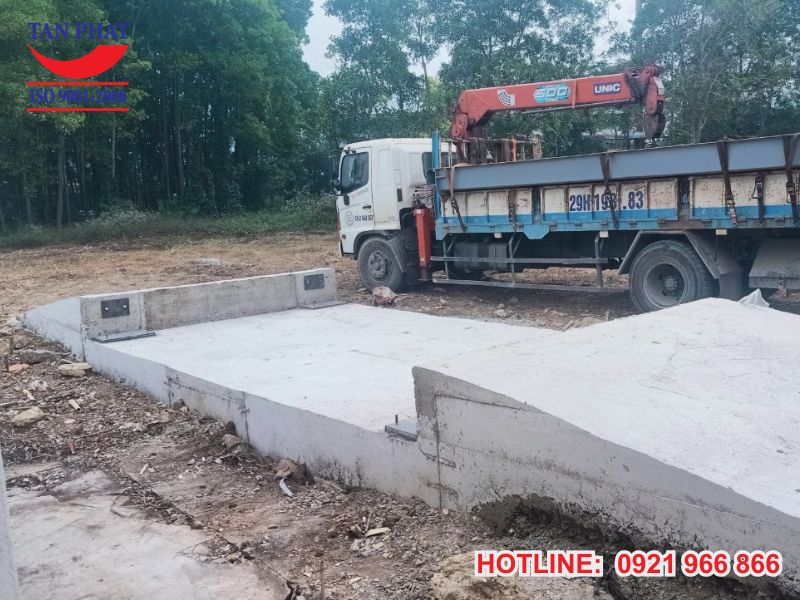 Móng cân điện tử 40 tấn