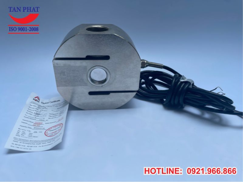 Hình ảnh thực tế cảm biến lực PST 10 tấn Keli