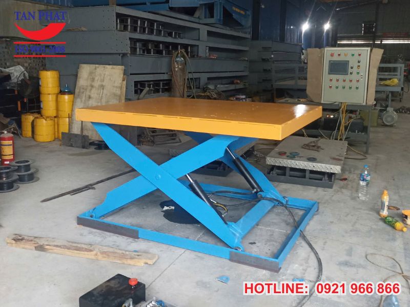 Bàn Nâng Thủy Lực Không Hố Pit