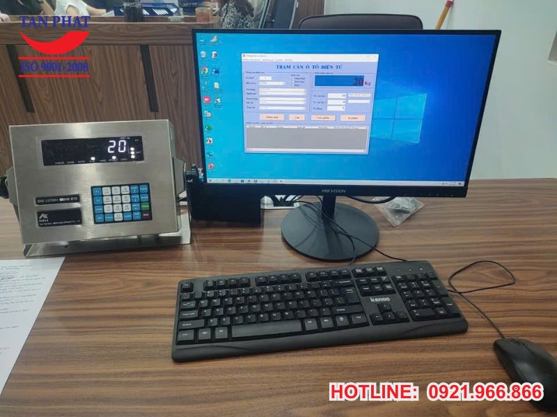 Hình ảnh thực tế nhà điều hành trạm cân tại Phú Thọ