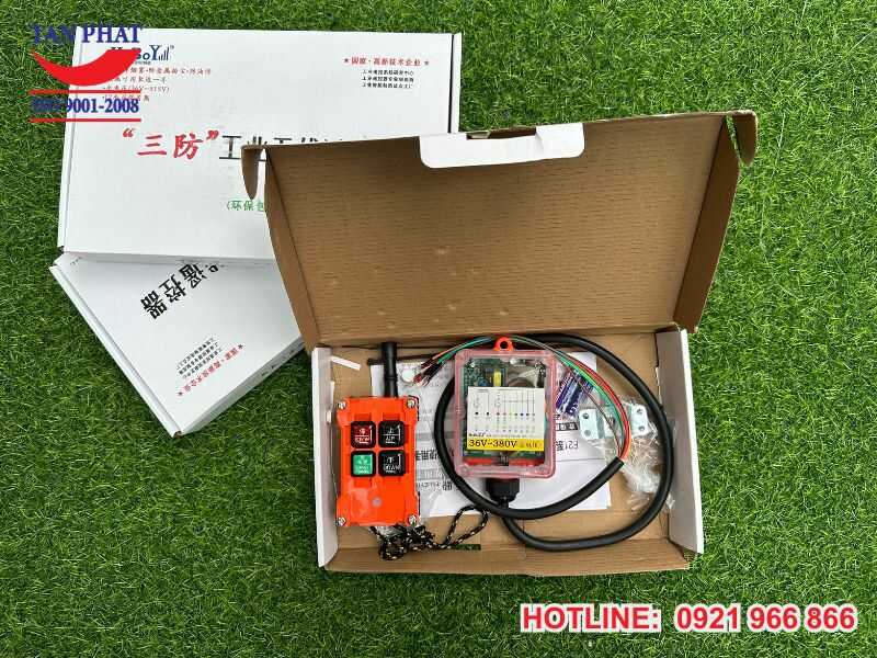 Bộ điều khiển từ xa F21-2S, chống nước, nguồn 36V, 380V