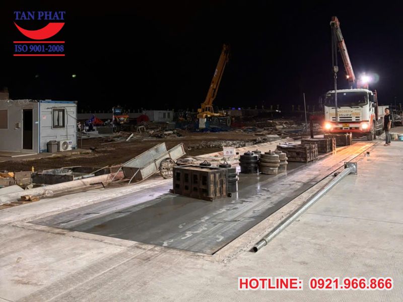 Quy trình lắp đặt trạm cân điện tử tại KCN DEEP C 2A