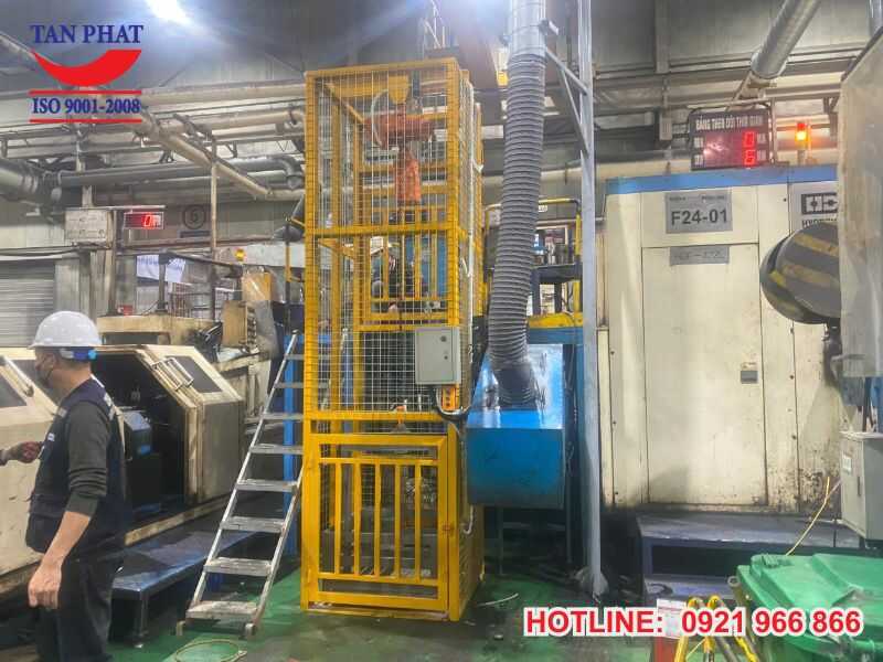 Tân Phát - Đơn vị lắp đặt thang nâng hàng uy tín