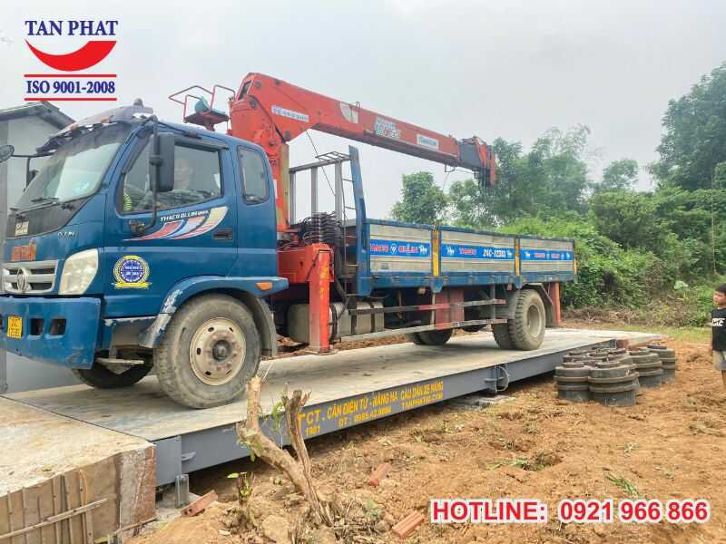 Ưu điểm của cân ô tô 80 tấn được lắp đặt