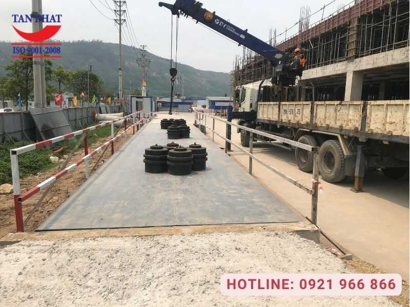 Lắp đặt và kiểm định cân 80 tấn tại KCN Đông Mai, Quảng Ninh