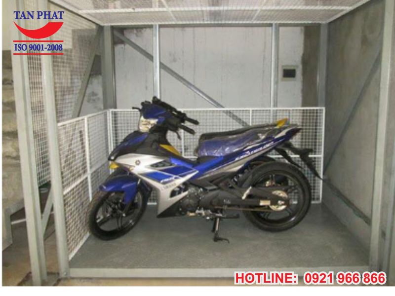 Lắp đặt thang nâng xe máy tại Tân Phát