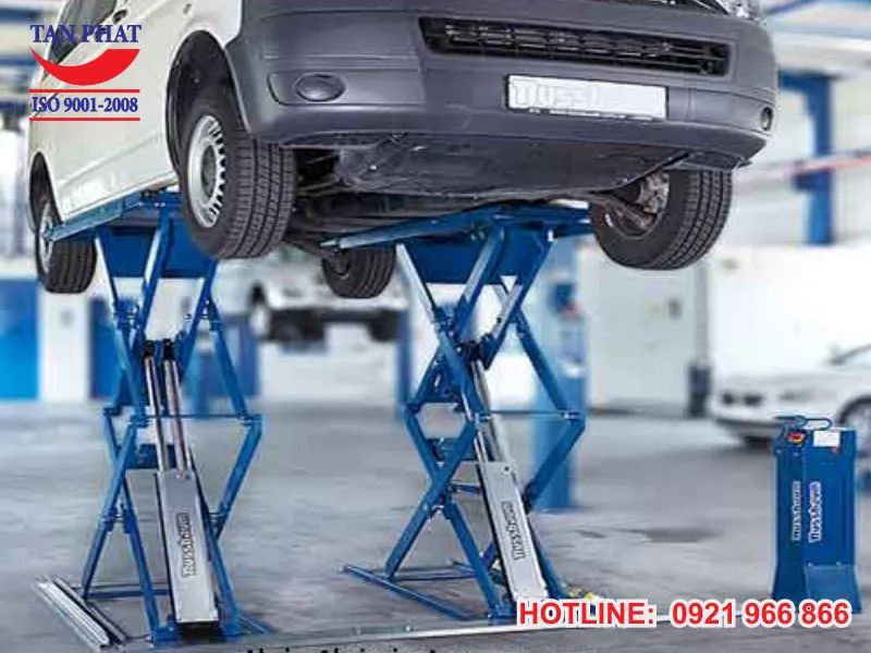 Thông số kỹ thuật bàn nâng thủy lực ô tô