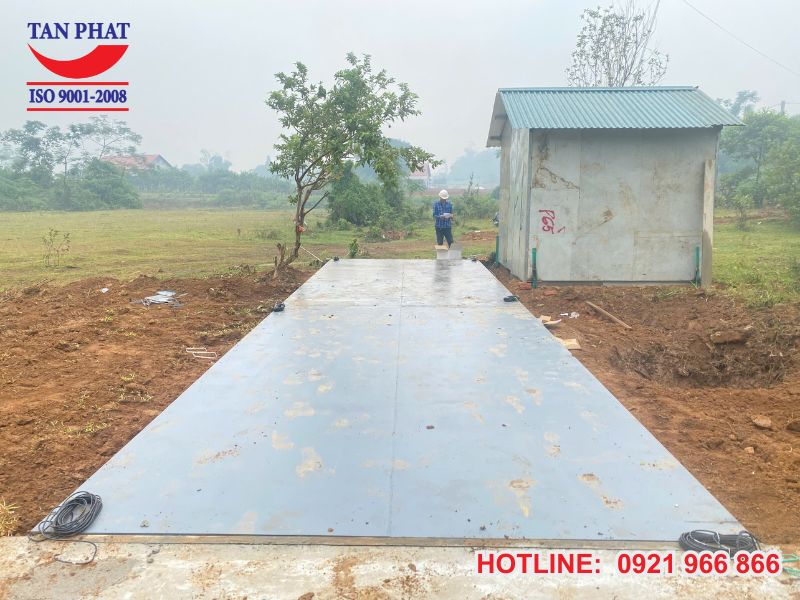 Dự án lắp đặt trạm cân ô tô 80 tấn (10x3m) tại Tuyên Quang