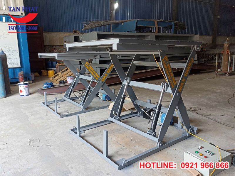 Bàn nâng tthủy lực cố định