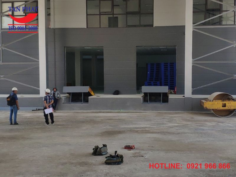 Ứng dụng của sàn nâng dock leveler