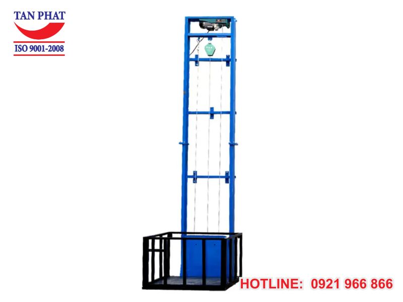 Cấu tạo thang tời hàng